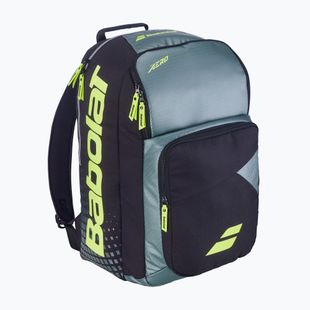 Tennis backpack Babolat Pure Aero 40 l metallic grey/black/fluo yellow