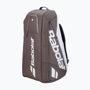 Tennis bag Babolat RH9 Pure Wimbledon 80 l white/dark beige