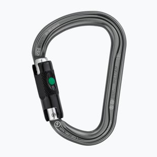 Climbing carabiner Petzl William Ball-Lock graphite