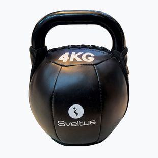 Kettlebell Sveltus Soft PU 4 kg black