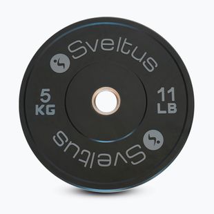 Olympic bumper weight Sveltus Training Olympic Disc 5 kg black