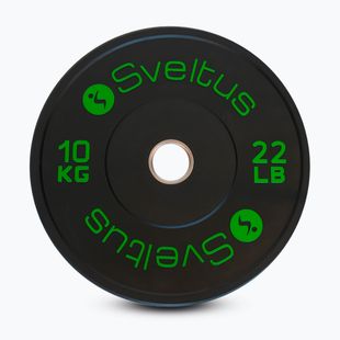 Olympic bumper weight Sveltus Training Olympic Disc 10 kg black
