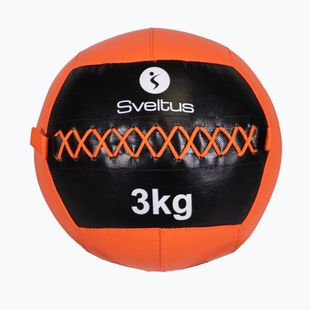 Sveltus Wall Ball 3 kg black/red