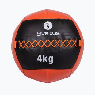 Sveltus Wall Ball 4 kg black/red