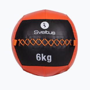 Sveltus Wall Ball 6 kg black/red