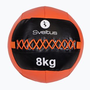 Sveltus Wall Ball 8 kg black/red