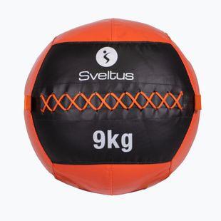 Sveltus Wall Ball 9 kg black/red