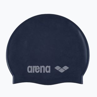 Children's swim cap arena Classic Silicone Jr denim/silver
