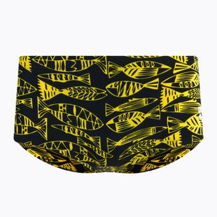 Men's swimming boxers arena Fisk Low Waist Short black and yellow 2A358/53