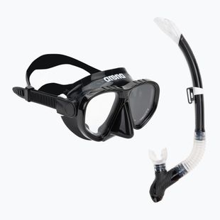 Arena Premium Children's Snorkeling Set Jr black/clear/black