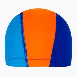 Arena Unix II Jr children's swimming cap blue/orange/lightblue