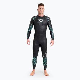 Men's arena Storm coral blue/black wetsuit