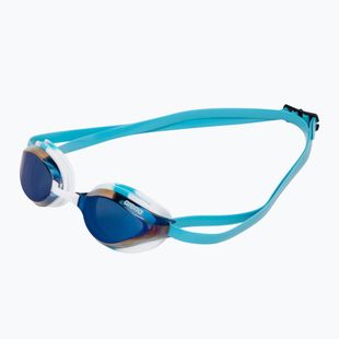 Swim goggles arena Python Mirror blue mirror/white/sky