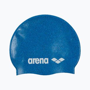 Children's swim cap arena Silicone Cap Jr blue multi