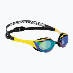 Arena swimming goggles Cobra Edge Swipe MR emerald / yellow / black