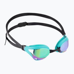 Arena swimming goggles Cobra Core Swipe Mirror emerald/peacock