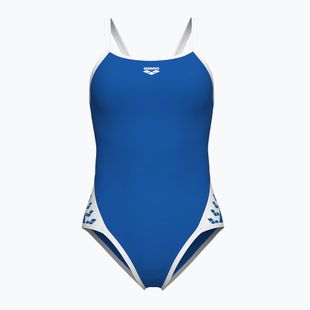 One-piece swimsuit arena Icons Super Fly Back Solid royal/white