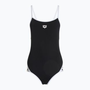Women's one-piece swimsuit arena Icons Super Fly Back Solid black / white