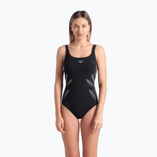 Women's one-piece swimsuit arena Milena Wing Back black