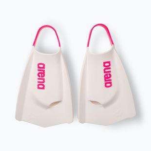 Swimming fins Arena Powerfin Pro II white/shocking pink
