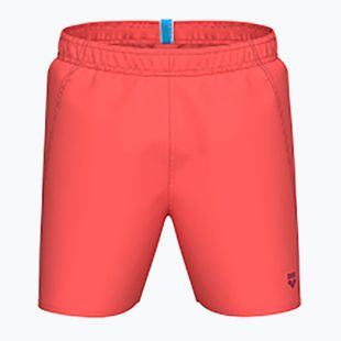 Men's swim shorts arena Fundamentals Boxer R calypso coral/dark purple