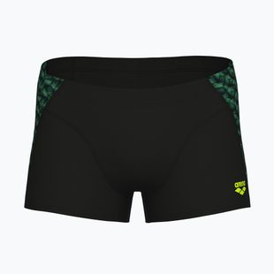 Men's arena Monogram Swim Short black/dark sage multi boxers