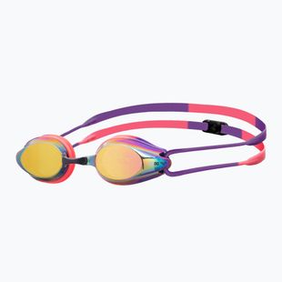 Swim goggles arena Tracks Mirror copper/plum/bright coral