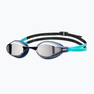 Arena Air-Speed Mirror swim goggles silver/navy/water