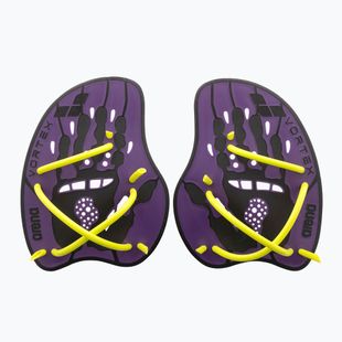 Arena Vortex Evolution plum/acid lime swimming paddles