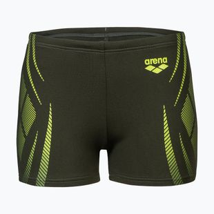 Children's arena Poseidonia Swim Short dark sage/artic lime boxer shorts