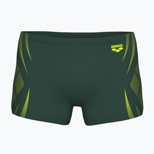 Men's arena Poseidonia Swim Short dark sage/artic lime boxer shorts