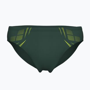 Men's arena Poseidonia Swim Briefs dark sage/artic lime