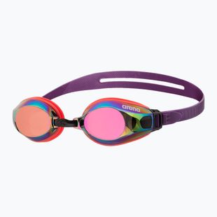 Arena Zoom X-Fit Mirror copper/bright coral/plum swimming goggles