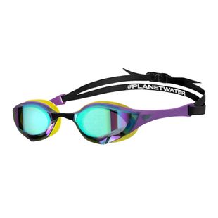 Arena Cobra Edge Swim Glasses Swipe Mirror emerald/plum/cyber lime