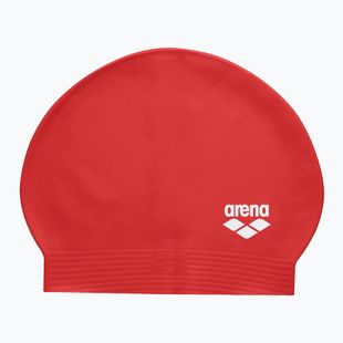 Arena Soft Latex II swimming cap red/white