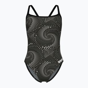 Women's one-piece swimsuit arena Fireflow Challenge Back black/team black