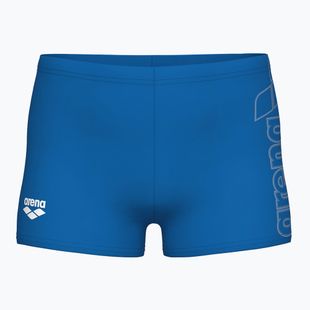 Children's swim boxers arena Logo Swim Short blue river/white