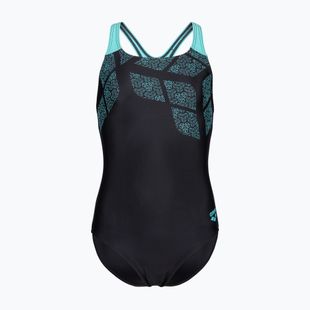 Children's one-piece swimsuit arena Kikko Swim Pro Back black/water