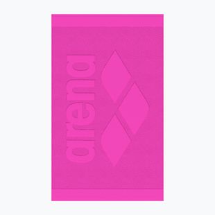 Towel arena Jacquard shocking pink