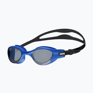 Swim goggles arena The One Plus light smoke/blue/black