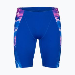Men's swim jammers arena Earth Swim Jammer neon blue/neon blue multi