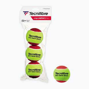 Tecnifibre My New Ball children's tennis balls 3 pcs red.