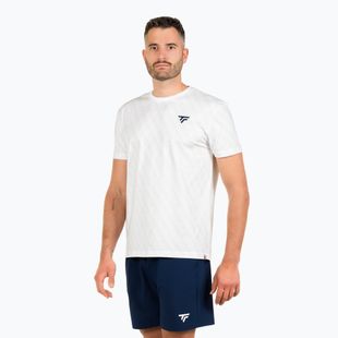 Men's tennis shirt Tecnifibre Graphic Tee Stretch white