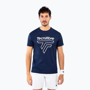 Men's tennis shirt Tecnifibre Team Corpo Tee marine