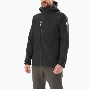 Men's softshell jacket Millet Magma Shield Hoodie black/ noir