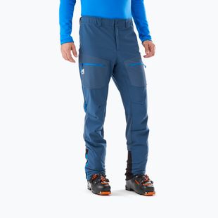 Men's ski touring trousers Millet M White Shield navy blue