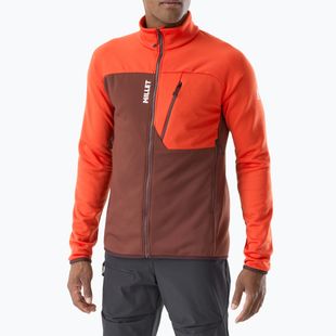 Men's sweatshirt Millet Seneca Fleece truffle/paprika