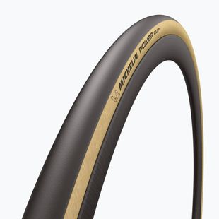 Michelin Power Cup Ts Kevlar Competition Line bicycle tyre black and beige 954929