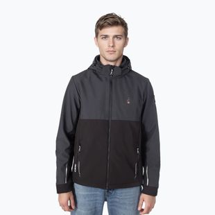 Men's softshell jacket Aulp Tiago anthracite melange