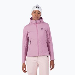Women's insulated jacket Rossignol Opside Hoodie moonlight mauve